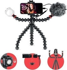 JOBY GorillaPod Mobile Vlogging Kit-phone Rig,Mobile Mic, Mini LED Light- Refurb