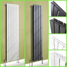 Vertical Designer Flat Panel Radiators Modern Columns Central Heating UK Rads