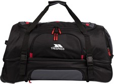Trespass Fero 100L Trolley Holdall Black Outdoor Travel Gym Training Bag Mens