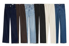 Ladies SECONDS EX M&S Wide Leg Jeans High Rise - Read Description B4 PURCHASE