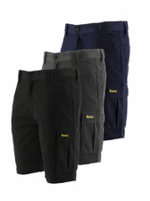 Bench Mens Cargo Shorts Workwear Multi Pocket Black Grey Navy Casual Durable