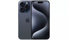 Apple iPhone 15 Pro 128GB SIM-Free 5G Unlocked Smartphone - Blue Titanium C