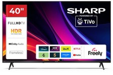 Sharp 40HE2045K 40″ Full HD Wi-Fi HDMI Slim Frameless Smart TV - Black A