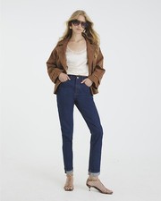 River Island Womens Mom Jeans Blue High Rise Denim Trousers Pants Bottoms