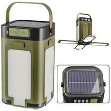 Foldable LED Camping Torch Rechargeable Power Bank Lantern Night Light Tent Lamp