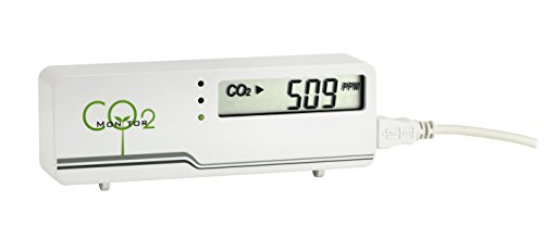 TFA Dostmann CO2 Monitor AIRCO...16 x (B) 24 x (H) 42 mm, white - down 4.18% (£1.97) to £45.20 from £47.17