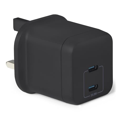 Amazon Basics Fast Charging US...Port for Tablets Phones, Black - down 35.85% (£4.61) to £8.25 from £12.86