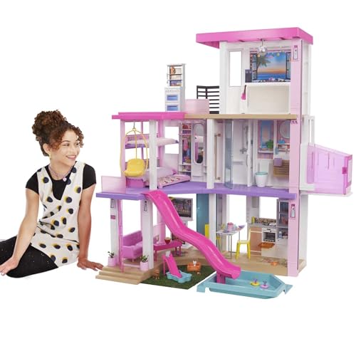 Barbie DreamHouse Dollhouse wi... Light Settings & Music, GRG93 - down 43.11% (£100.01) to £131.99 from £232.00