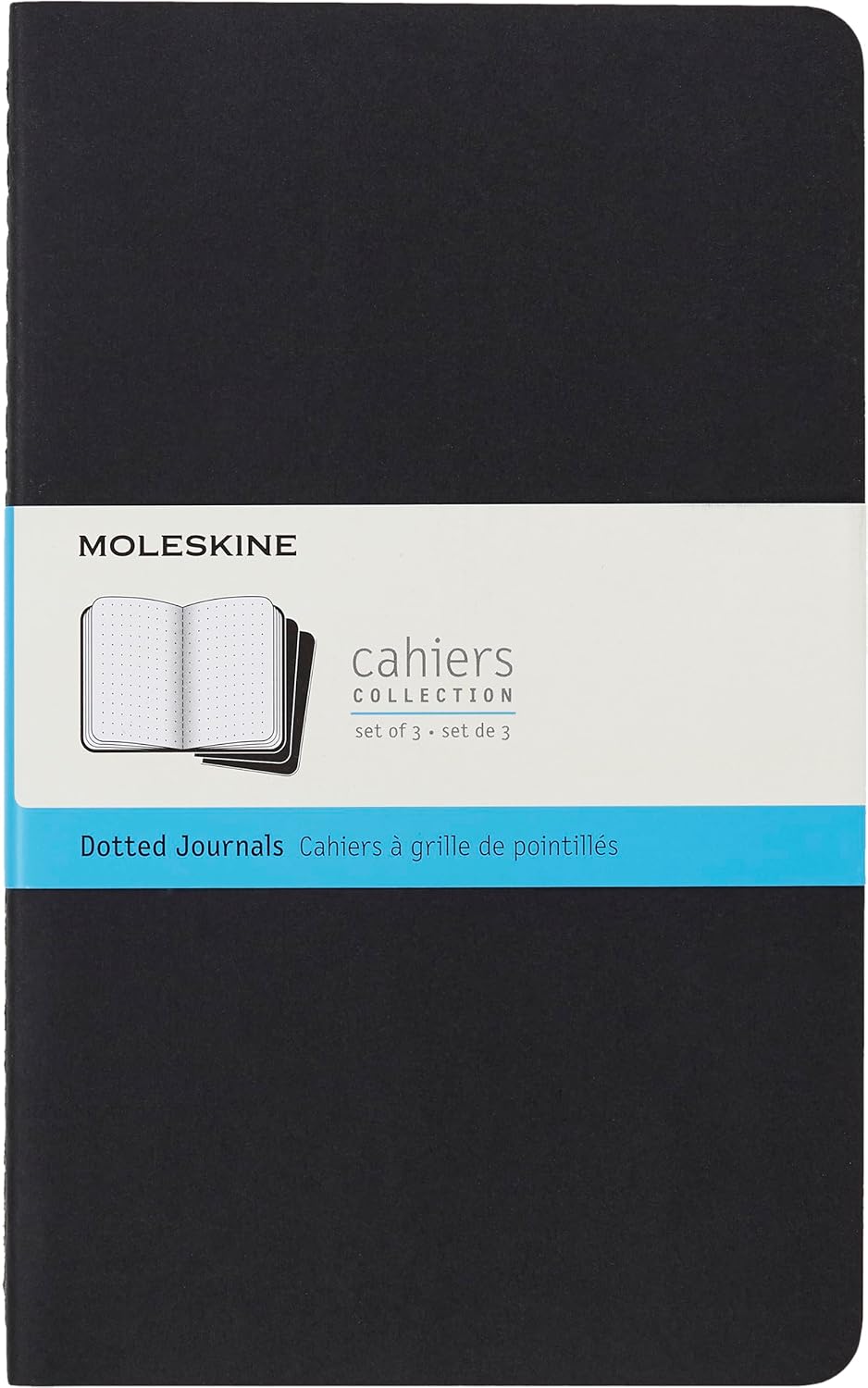 Moleskine Cahier Journals Large Dot Black - down 46.83% (£4.14) to £4.70 from £8.84