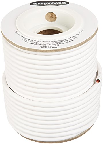 Amazon Basics Speaker Wire - 1...gen-Free Copper, 30,5 m, White - down 51.04% (£19.80) to £18.99 from £38.79