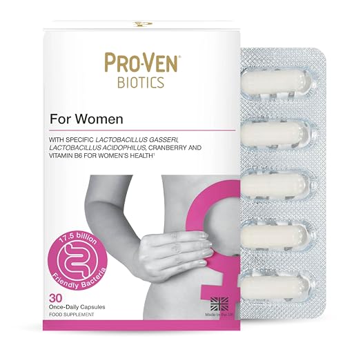 Pro-Ven Probiotics for Women |...acteria | 30 Capsules, UK Made - down 25.54% (£3.42) to £9.97 from £13.39