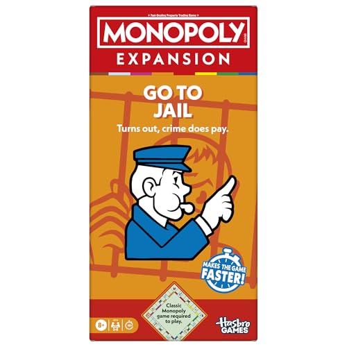 Monopoly Go to Jail EXPANSION ...red to Play) - English Version - down 18.04% (£1.18) to £5.36 from £6.54
