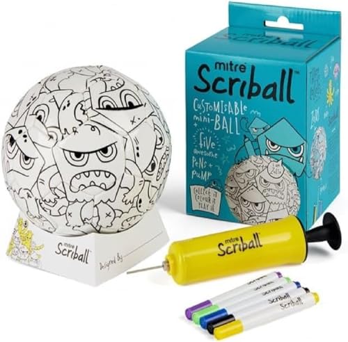 Mitre Scriball Ooodles | Custo...all For All Occasions Football - down 9.89% (£0.46) to £4.19 from £4.65