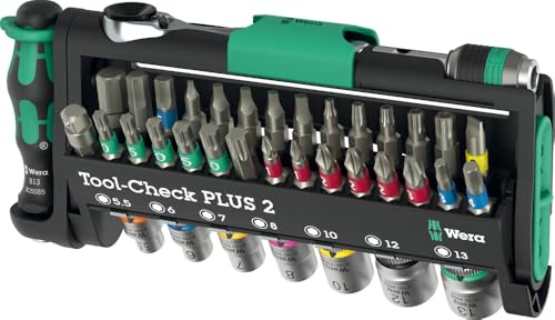 Wera Tool-Check Plus 2, 39 Pieces - 05049056001 - down 17.92% (£17.74) to £81.26 from £99.00