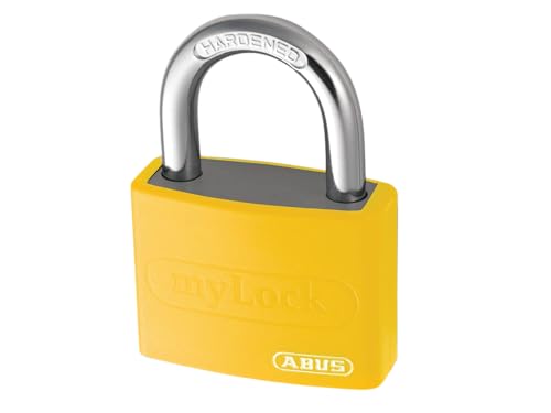 ABUS 65AL40YEL Open Shackle Padlock - Yellow - down 4.64% (£0.41) to £8.43 from £8.84