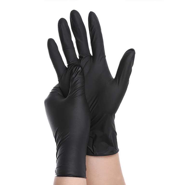 100Pcs Ergonomic Disposable Nitrile Gloves size small - Amazon Haul