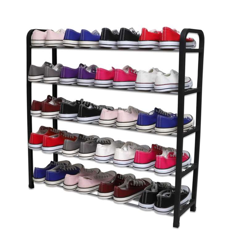 1ABOVE 5 Tier Heavy Duty Shoe Rack Organiser