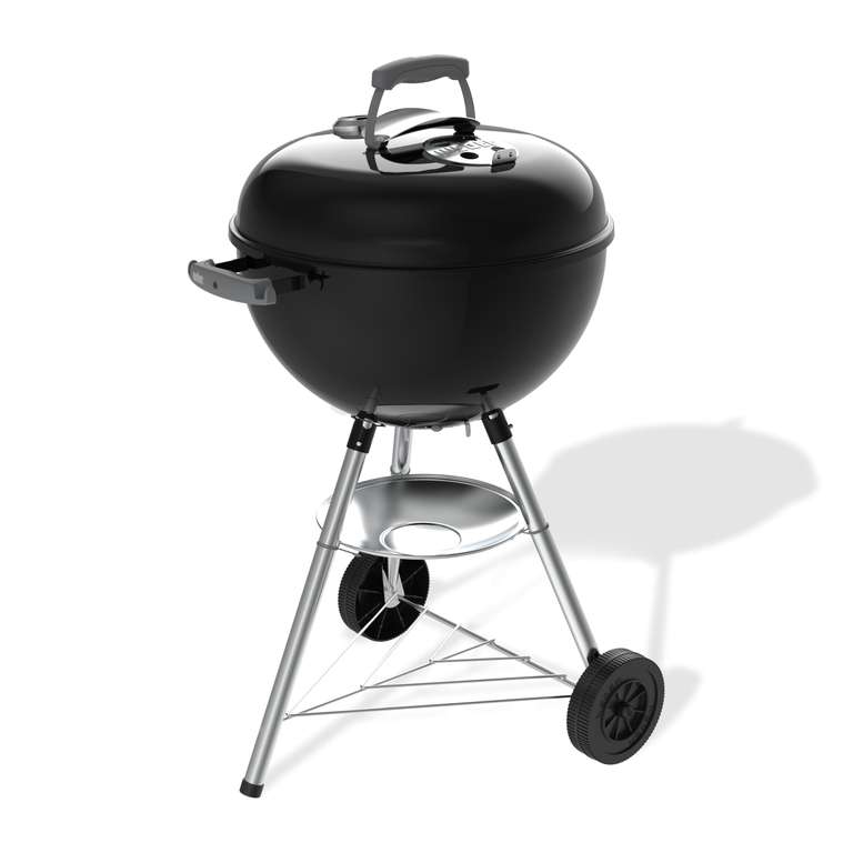 2026 Weber Bar-B-Kettle Charcoal Barbecue 47 cm with Thermometer, Stand & Wheels - W/Voucher