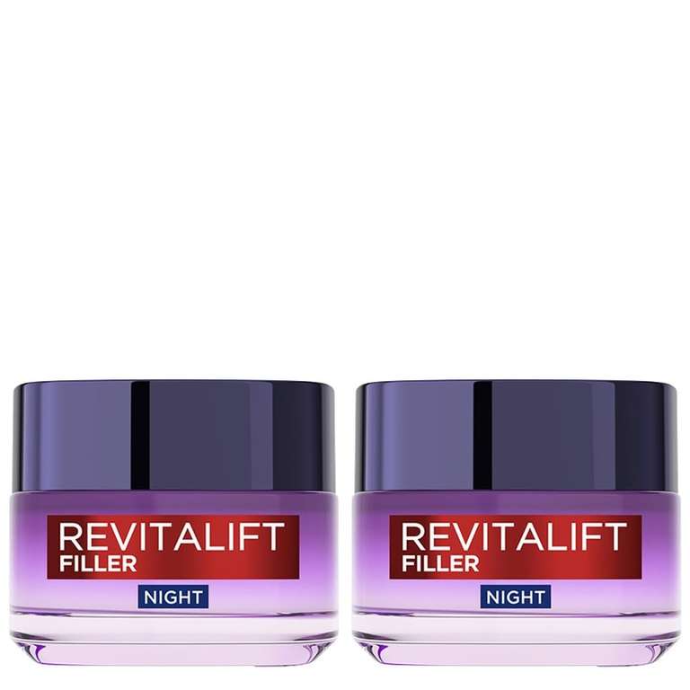 2 x L'Oreal Paris Revitalift Filler (Night)