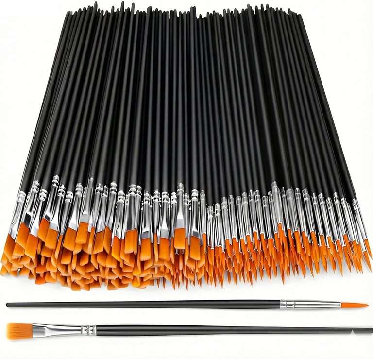 Nylon Paint Brushes Set - 30Pcs - Sold by Amazon Haul - £15 Spend for Free Delivery