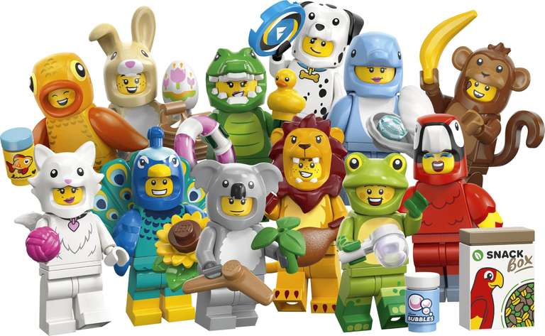 LEGO Minifigures 71051 Animal Series 28 Blind Bag x 3