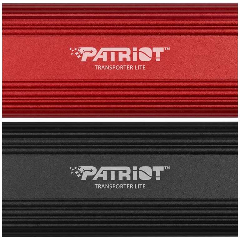 4TB Patriot Transporter Lite Type-C USB 3.2 Gen 2 External Portable SSD Up to 1000MB/s Black/Red at Patriot Memory UK FBA