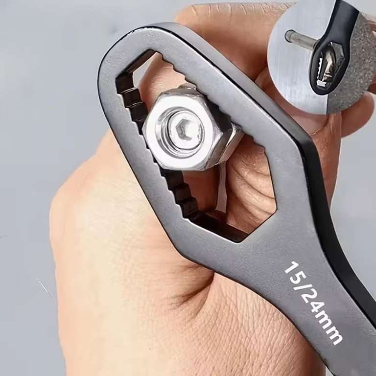 5mm Thick Wrench, Self-Tightening Dual-Head 3-17mm Size, Automotive, Plumbing, DIY - Amazon Haul Global (Free Delivery with £15 Spend)