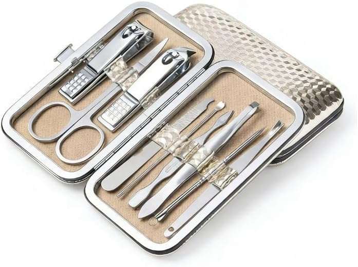 9pcs Nail Clippers Kit, Ultra Sharp Sturdy Fingernail Cutters Sold By Amazon Haul Global