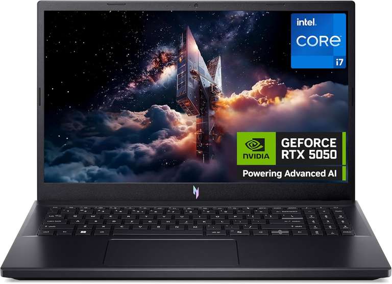 acer Nitro V15 ANV15-52 Gaming Laptop - Intel Core i7-13620H, 16GB, 1TB SSD, NVIDIA GeForce RTX 5060, 15.6" Full HD 165Hz, Windows 11