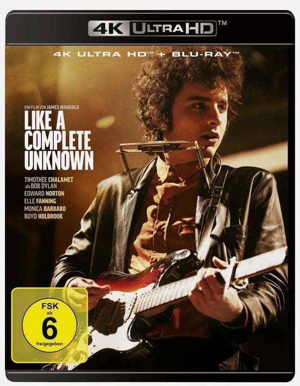 A Complete Unknown - 4K UHD Blu-ray (German Cover) - Sold by SarahARecords