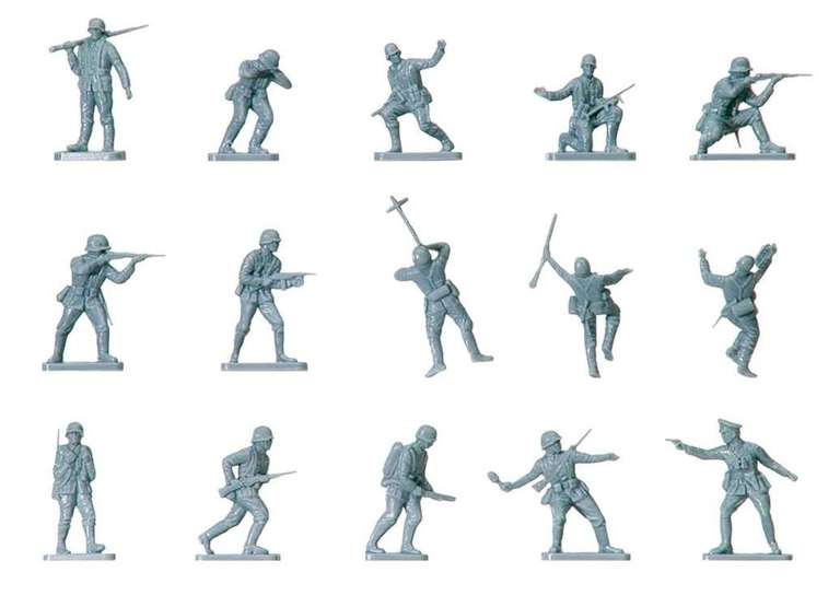 Airfix Model Figures Set - A02711V WWII U.S. Paratroops