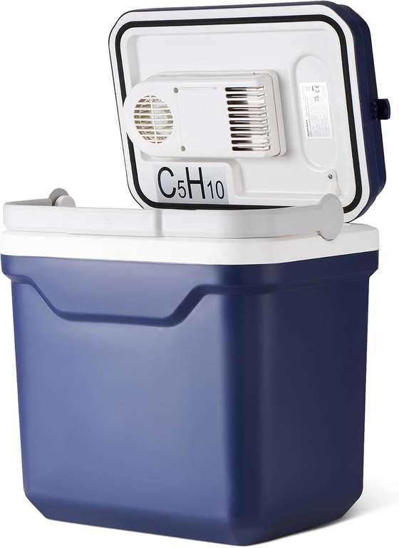Amazon Basics Electric Cool Box, 24 Litres, Blue