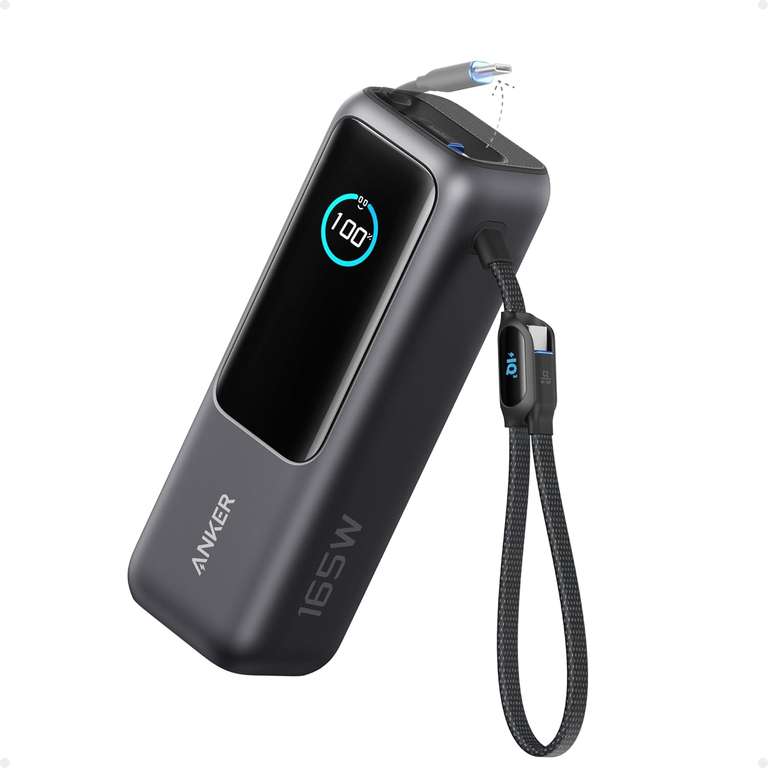 Anker Laptop Power Bank, 25,000mAh Portable Charger with Triple 100W USB-C Ports plus free usb cable - Sold by AnkerDirect UK FBA