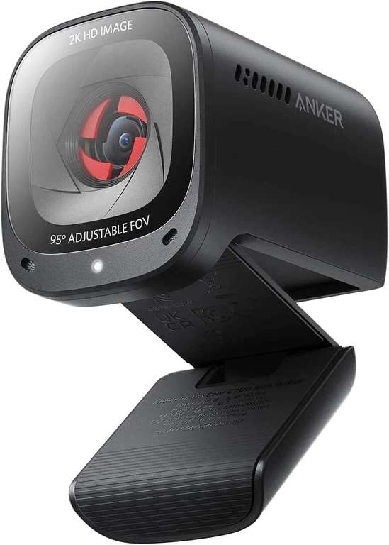 Anker PowerConf C200 2K Webcam Computer Camera AI-Noise Cancel Microphone for PC - Sold by Anker