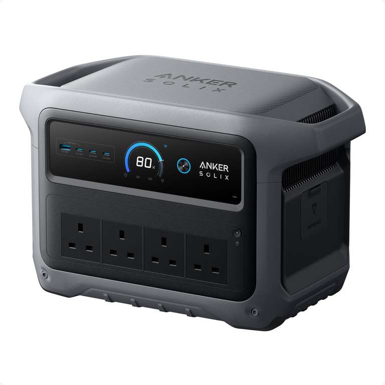 Anker SOLIX C1000 Gen 2 Portable Power Station, 2000W (Peak 3000W) Solar Generator - Sold by AnkerDirect UK / FBA
