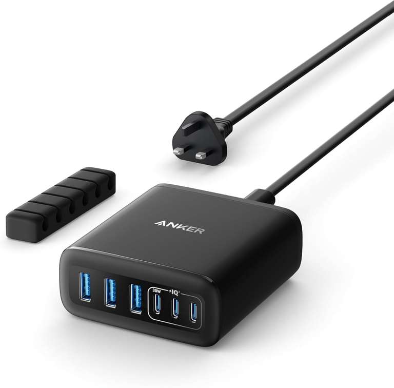 Anker USB C Charger, 6 Port Charging Station with 112W Power - Sold by AnkerDirect UK FBA