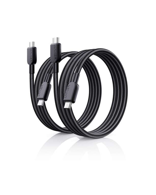 Anker USB C to USB C Cable (2Pack, 3FT),240W Type-C Fast Charging Cord - Sold by AnkerDirect UK (FBA)