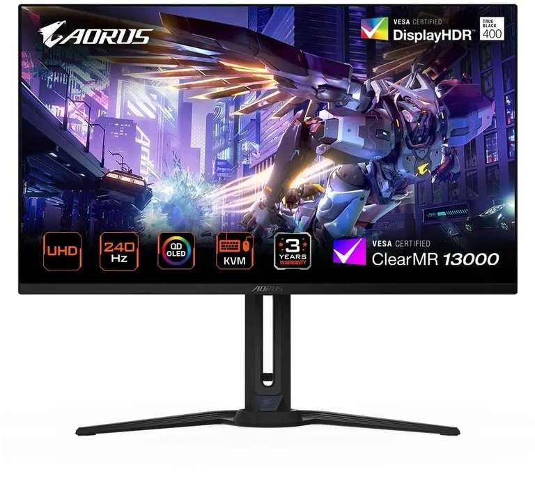 Aorus FO32U2P EK 31.5" Widescreen OLED Monitor 3840 x 2160 0.03ms - Refurbished: Excellent - With Code - Sold by Parts-4PCs (UK Mainland)