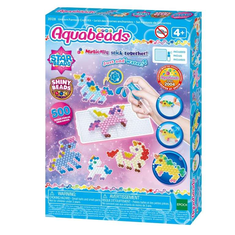 Aquabeads - 35128 enfres Unicorn Fantasy Craft Kit - Arts & Crafts Bead Activity Toy