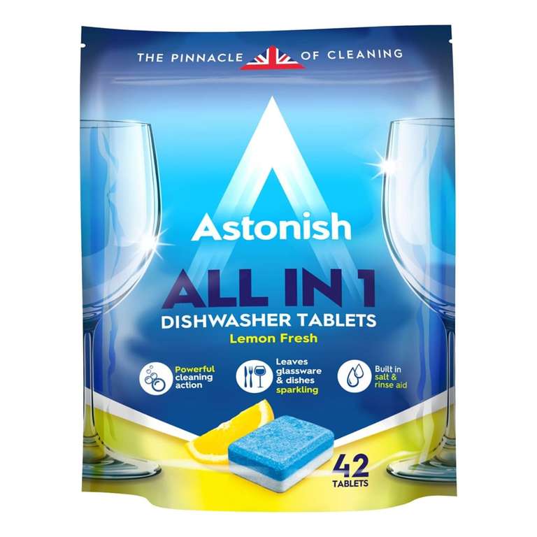 Astonish All in 1 Dishwash Tabs Pk42