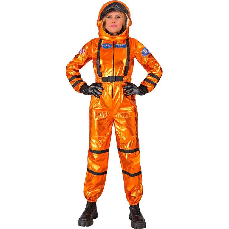 Astronaut Costume Space Suit for Women with Helmet (M)