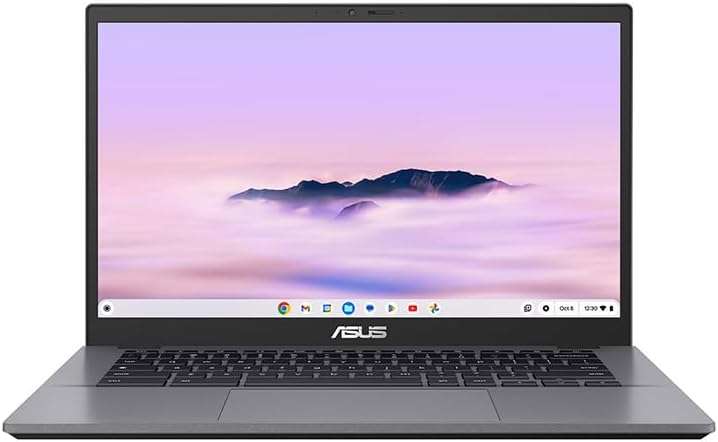 ASUS Chromebook Plus 14 CX3402CVA | 14.0" Full HD Screen | Intel Core 3 100U Processor | 8GB LPDDR5 RAM | 128GB UFS | Chrome OS