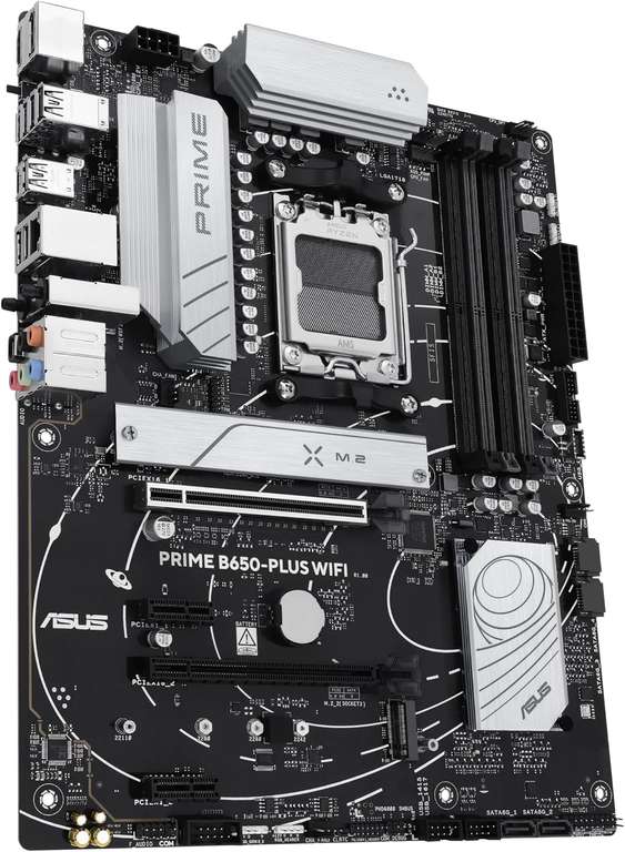 ASUS PRIME B650-PLUS Wi-Fi AMD Ryzen AM5 DDR5 ATX Motherboard - 90MB1KP0-M0EAY0