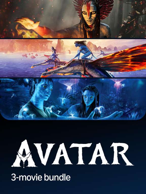 Avatar 3-Movie Collection 4k UHD - To Buy Prime Video