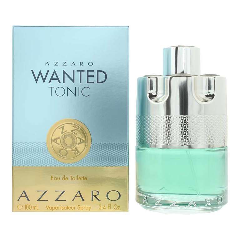 Azzaro Wanted Tonic Eau de Toilette 100ml (Damaged Box) - With Code - Sold by beauty4myselfuk (UK Mainland)