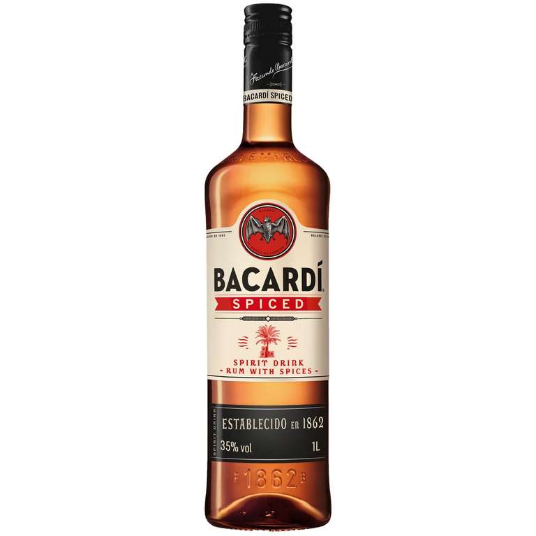 Bacardi Spiced, 35% ABV, 1L