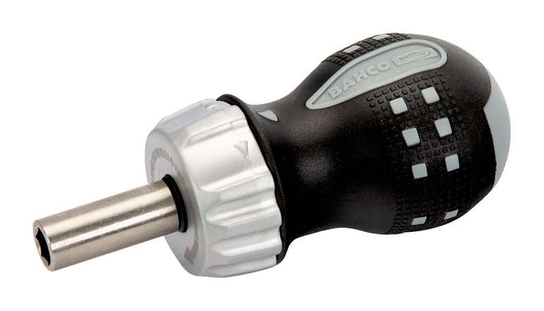 Bahco 808050S Stubby Ratcheting Screwdriver, Sold/Shipped by PrimeTools.