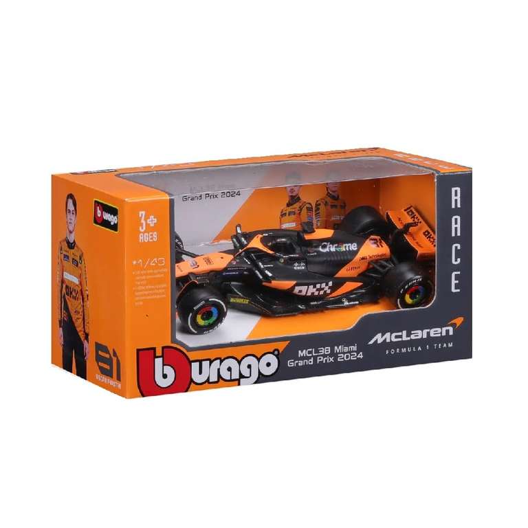 Bburago F1 Formula 1MCLAREN MCL38 (2024) - PIASTRI - 1:43 cale