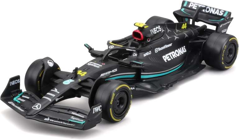 Bburago Formula 1 F1 MB W14 2023 (Hamilton) Race Car - 1:43 Scale