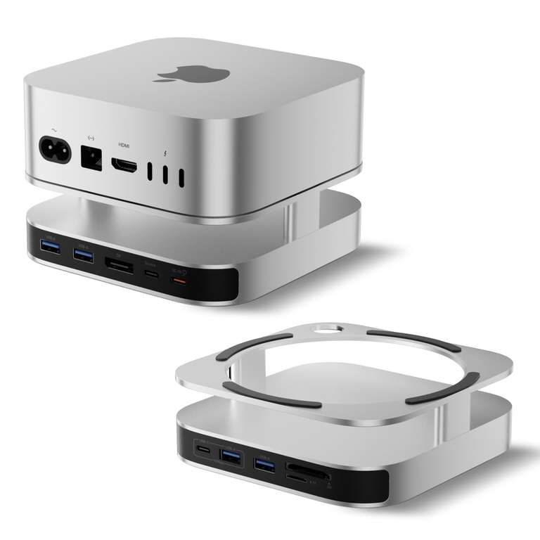 BENFEI Mac mini M4 Dock, Mac mini M4 Stand with NVMe SSD Enclosure, 4K DisplayPort Hub for Mac mini M4&M4 Pro (2024) @ BENFEI Direct GB /FBA